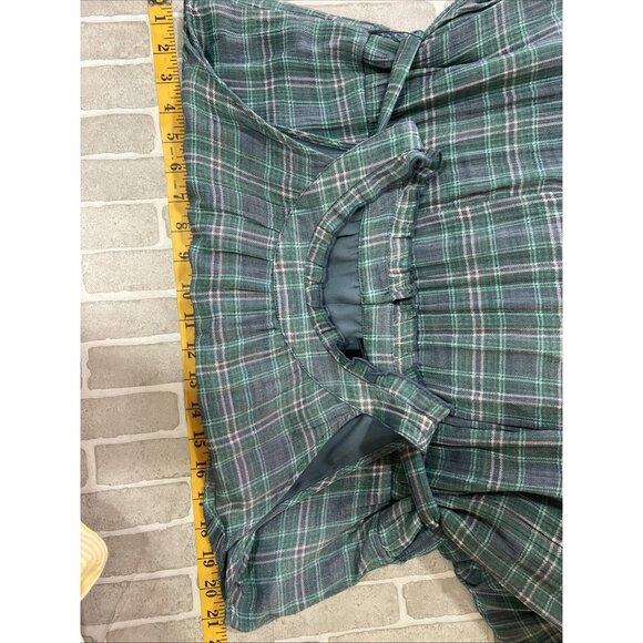 Torrid Maxi Lindsay Tiered Plaid Pockets sleeveless Blue Dresss Size 0 lined - Picture 11 of 16